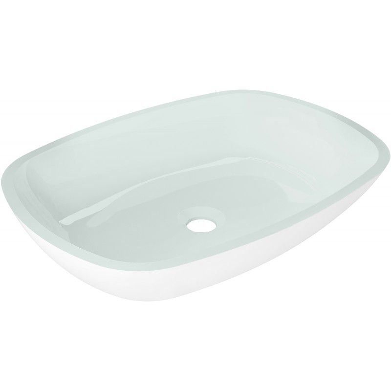 Mexen Araks bordmonteret vask i hvid 54 x 39 cm, 1 stk.