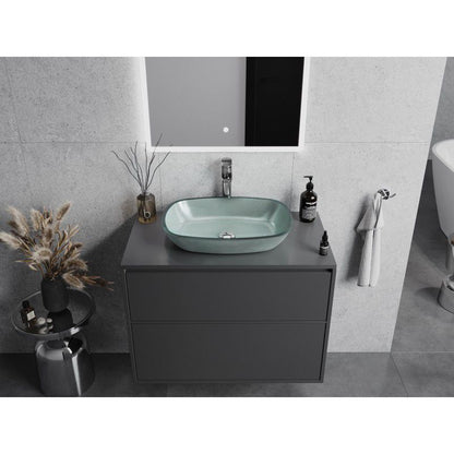 Mexen Araks sølv bordmonteret vask 54 x 39,5 cm 1 stk.