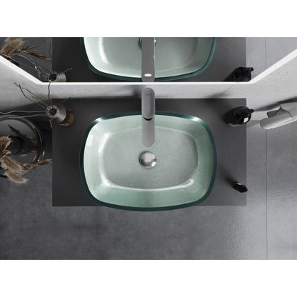 Mexen Araks sølv bordmonteret vask 54 x 39,5 cm 1 stk.