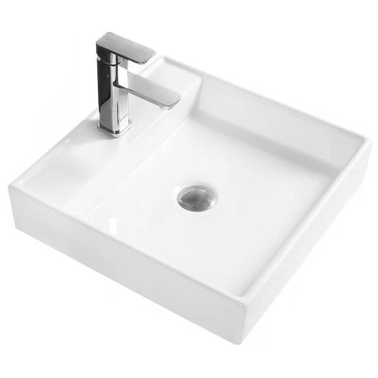 Mexen Blanca bordmonteret vask i hvid 44 x 44 cm, 1 stk.