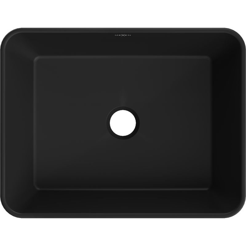 Mexen Catia bordmonteret vask 48 x 37 cm mat-sort/guld 1 stk.