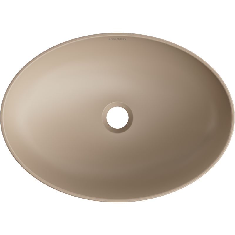 Mexen Cornelia bordmonteret vask 50 x 37 cm cappuccino mat 1 stk.