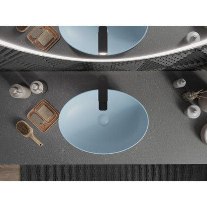 Mexen Cornelia bordmonteret vask i blå, 50 x 37 cm, 1 stk.