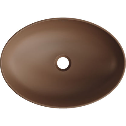 Mexen Cornelia bordmonteret vask i mat-brun 50 x 37 cm, 1 stk.