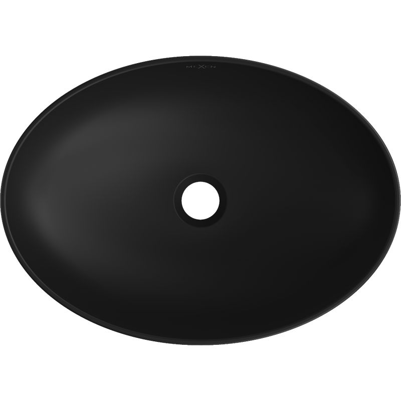 Mexen Cornelia bordmonteret vask mat-sort 50 x 37 cm 1 stk.