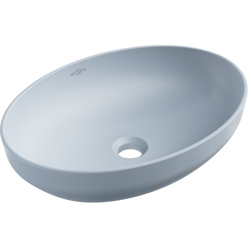 Mexen Cornelia bordmonteret vask i blå, 50 x 37 cm, 1 stk.