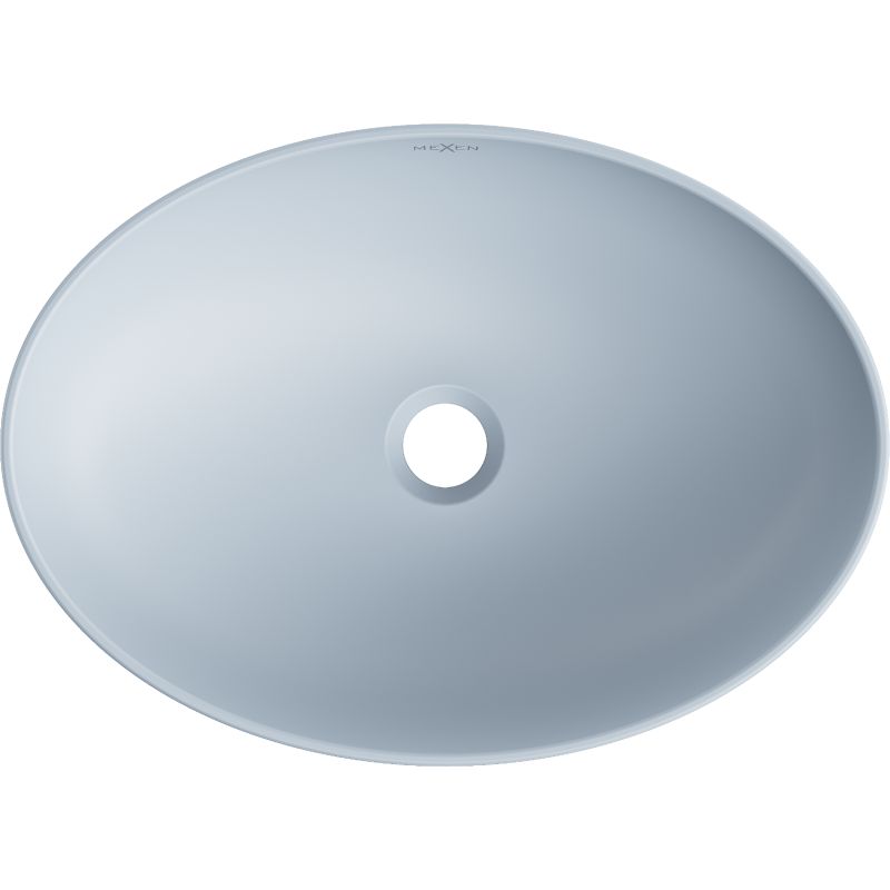 Mexen Cornelia bordmonteret vask i blå, 50 x 37 cm, 1 stk.