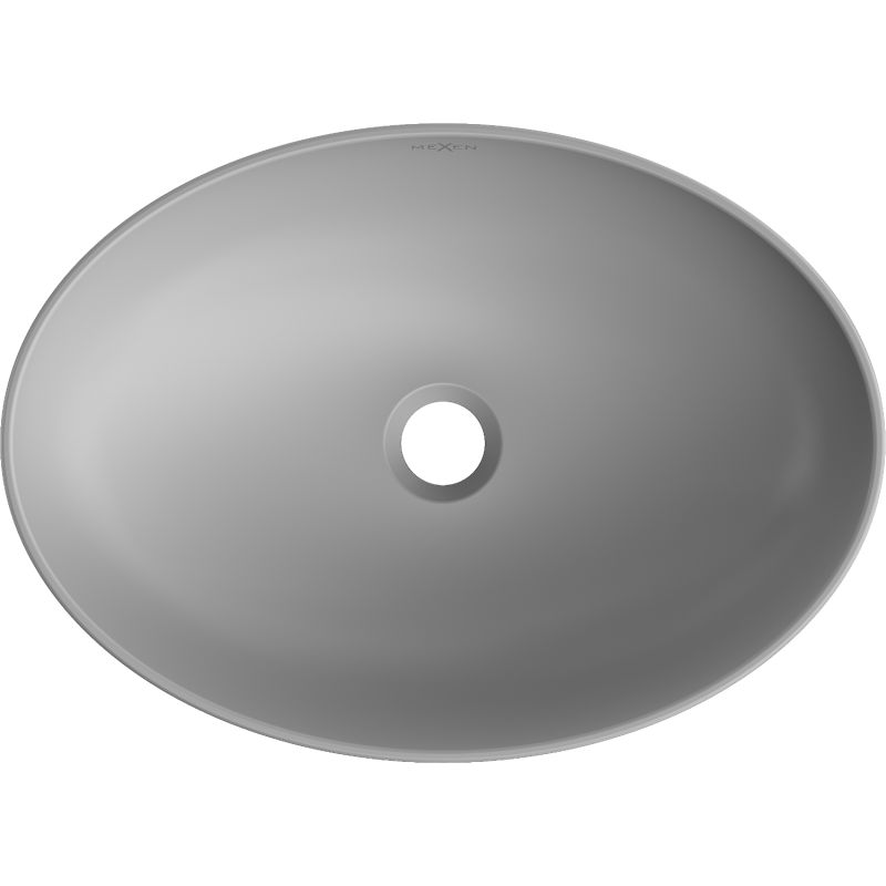 Mexen Cornelia bordmonteret vask i lys grå mat 50 x 37 cm, 1 stk.