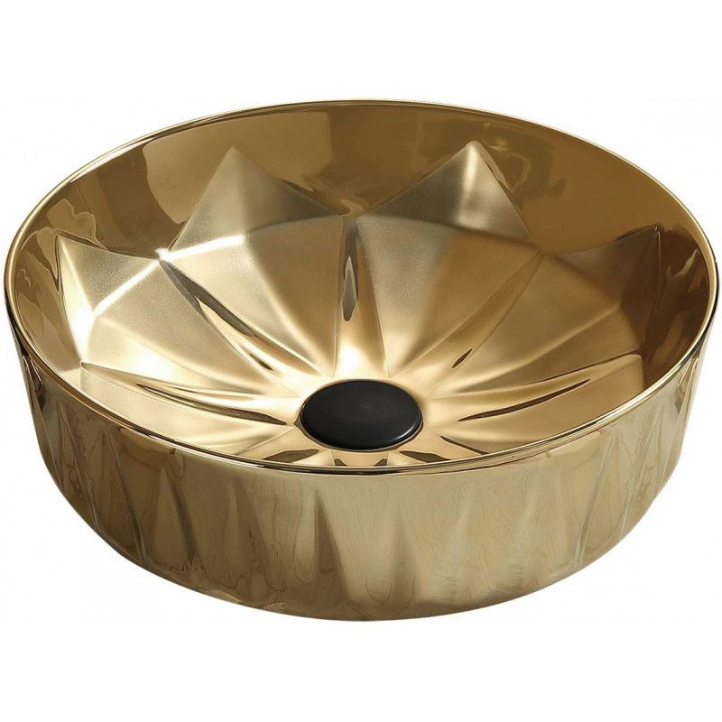 Mexen Dorita bordmonteret vask 44 x 44 cm i guld, 1 stk.