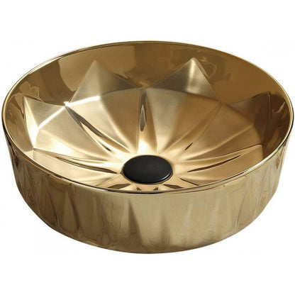 Mexen Dorita bordmonteret vask 44 x 44 cm i guld, 1 stk.