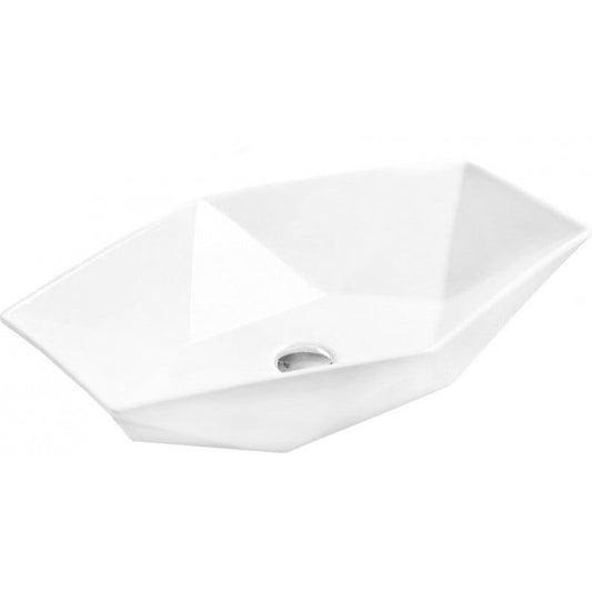 Mexen Elena bordmonteret vask 63 x 41 cm hvid 1 stk.