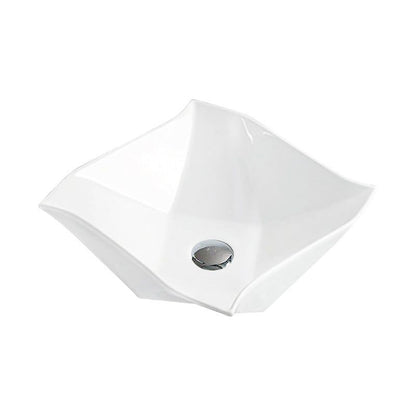 Mexen Elvira bordmonteret vask i hvid 42 x 42 cm, 1 stk.