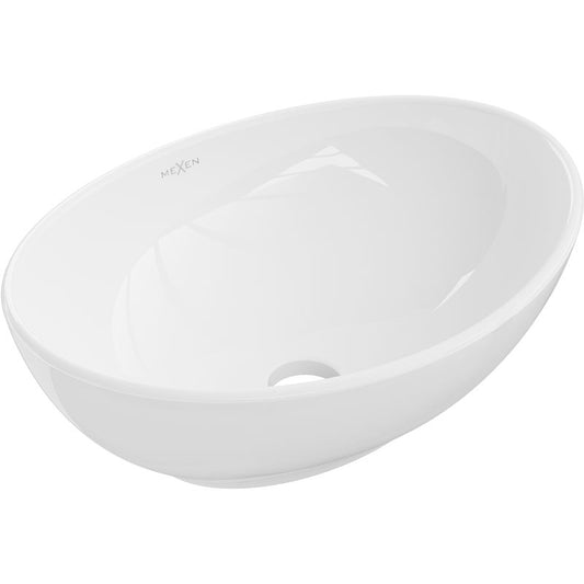 Bordmonteret vask Mexen Elza 40 x 33 cm hvid 1 stk.