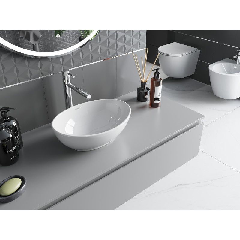 Bordmonteret vask Mexen Elza 40 x 33 cm hvid 1 stk.