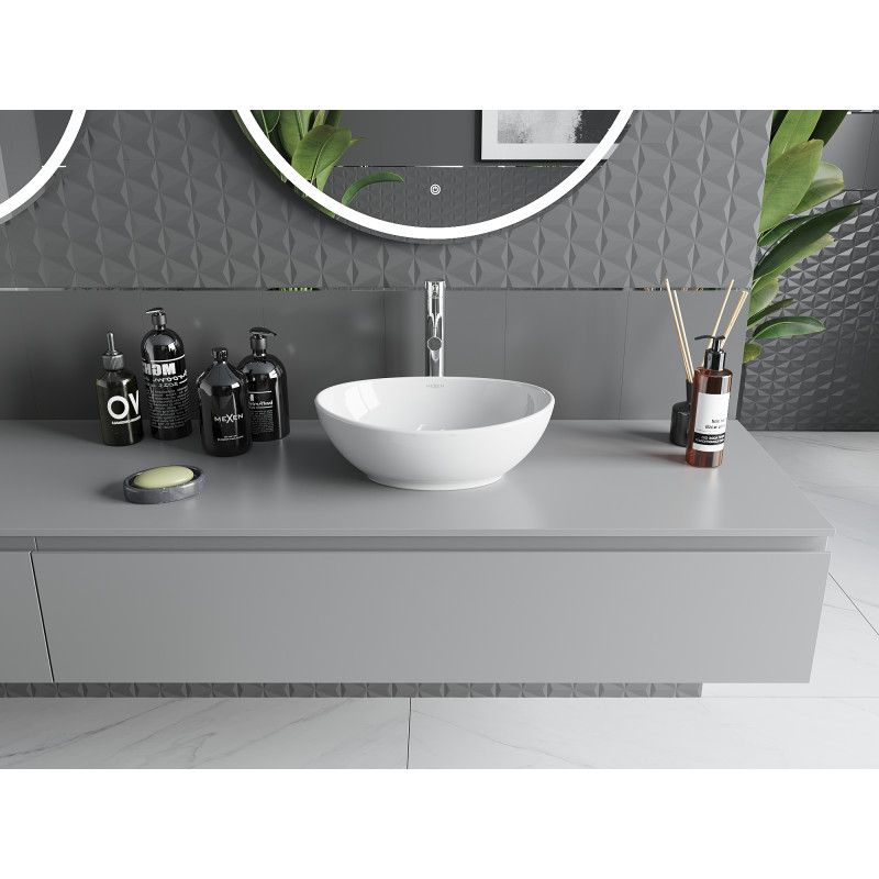 Bordmonteret vask Mexen Elza 40 x 33 cm hvid 1 stk.
