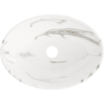 Mexen Elza bordmonteret vask 40 x 33 cm hvid sten