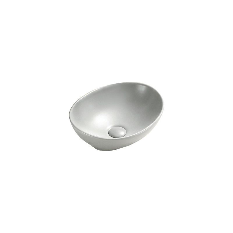 Mexen Elza bordmonteret vask 40 x 33 cm i mat platina, 1 stk.
