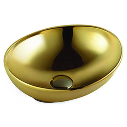 Bordmonteret vask Mexen Elza 40 x 33 cm i guld, 1 stk.