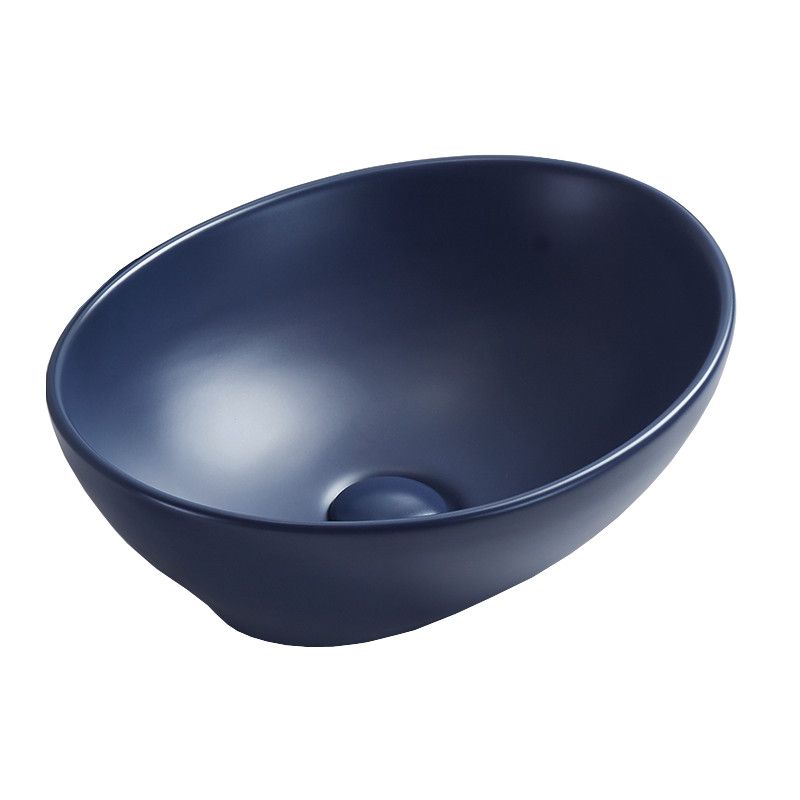 Mexen Elza bordmonteret vask i mat-granatblå 40,5 x 33 cm, 1 stk.