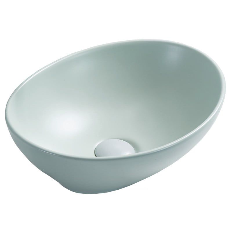 Mexen Elza bordmonteret vask i mintgrøn 40,5 x 33 cm, 1 stk.