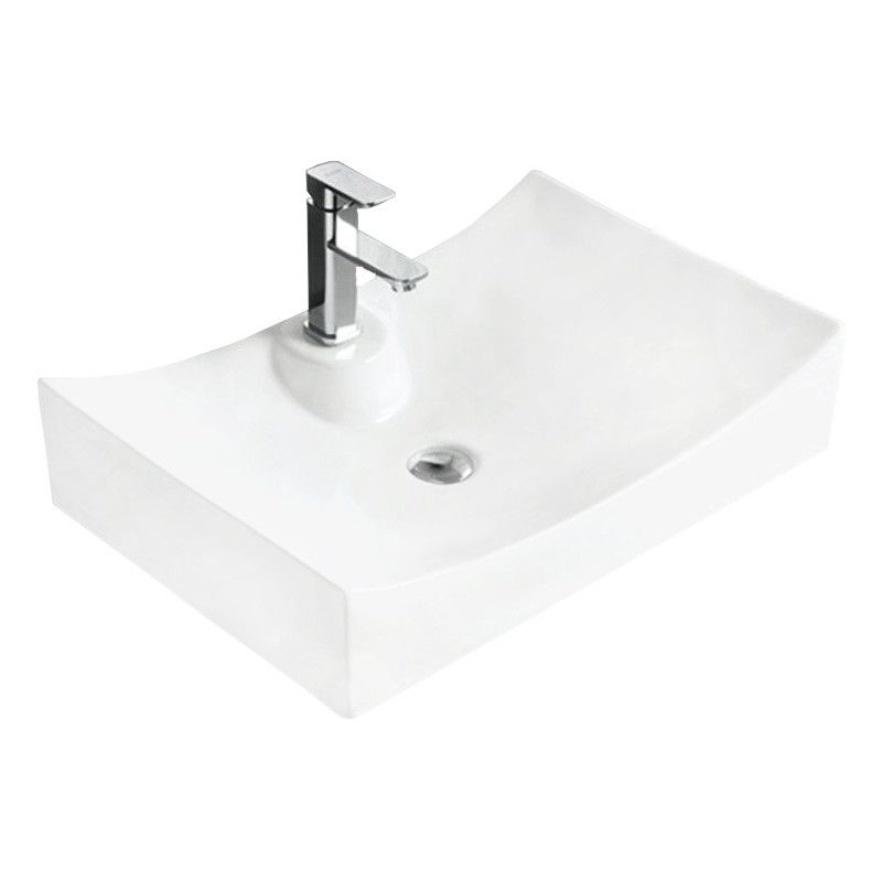Mexen Gaja bordmonteret vask 66 x 45 cm hvid 1 stk.