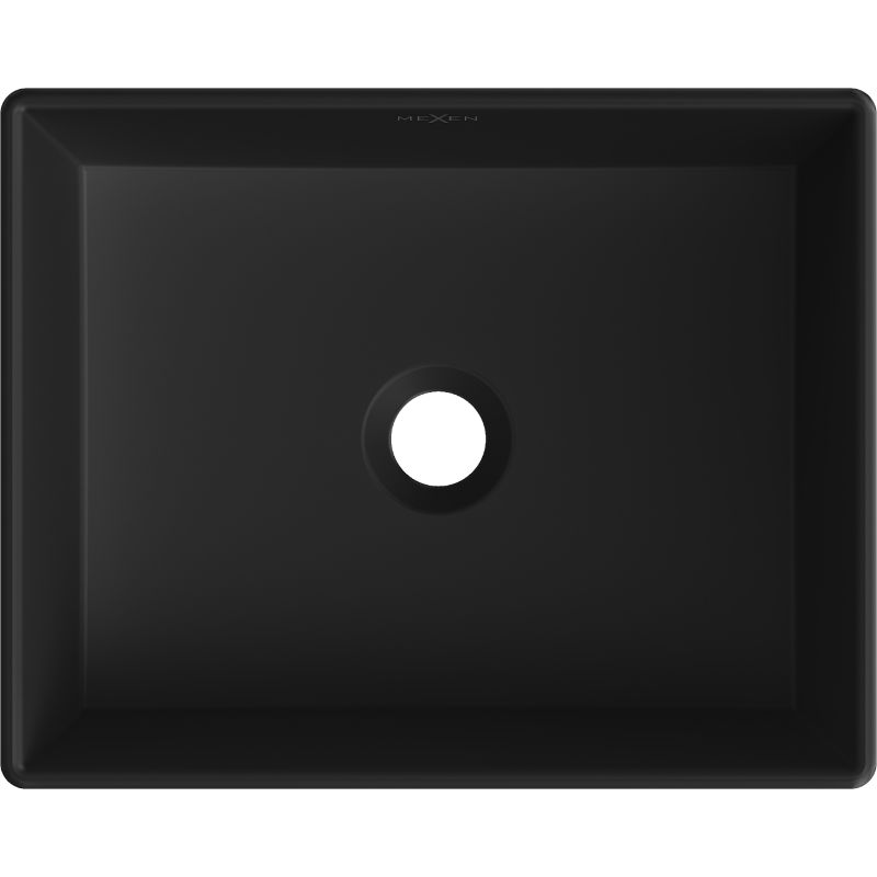 Mexen Goya bordmonteret vask 40 x 32 cm mat sort 1 stk.