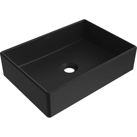 Mexen Goya bordmonteret vask 45 x 32 cm mat sort 1 stk.