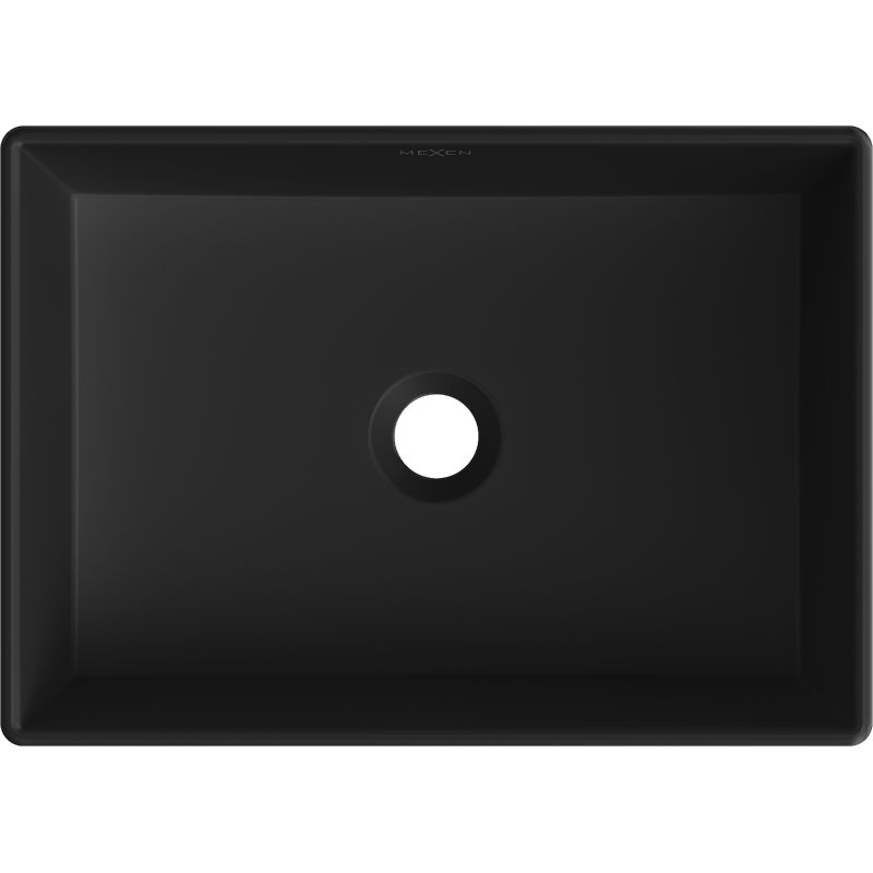 Mexen Goya bordmonteret vask 45 x 32 cm mat sort 1 stk.