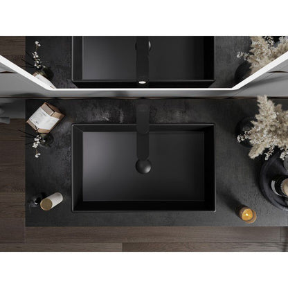 Mexen Goya bordmonteret vask 60 x 37 cm mat sort 1 stk.