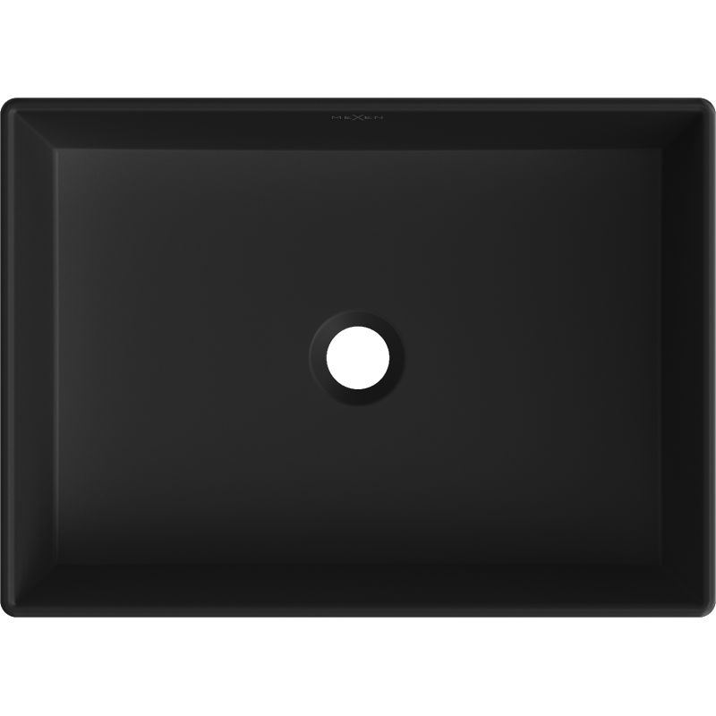 Mexen Goya bordmonteret vask 60 x 37 cm mat sort 1 stk.