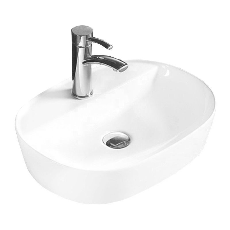 Mexen Iris bordmonteret vask 50 x 38 cm hvid 1 stk.