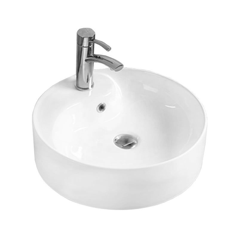Mexen Lila bordmonteret vask 46 x 46 cm hvid 1 stk.