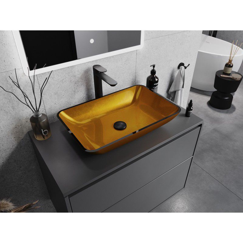 Mexen Megan bordmonteret vask i guld 56 x 36 cm 1 stk.