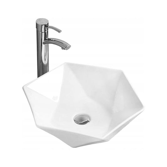 Mexen Mery bordmonteret vask 48 x 41 cm hvid 1 stk.