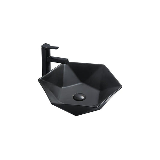 Mexen Mery bordmonteret vask 48 x 41 cm mat-sort 1 stk.