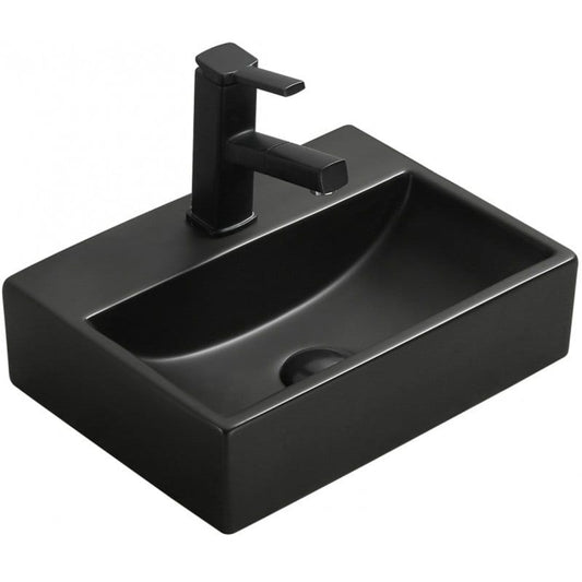Mexen Mini bordmonteret vask mat-sort 40 x 30 cm 1 stk.