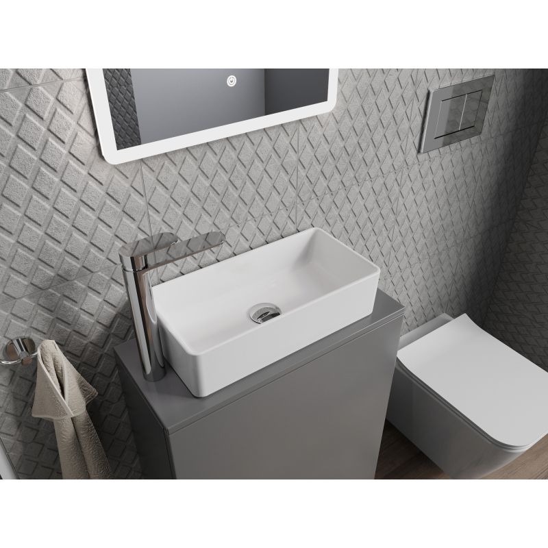 Bordmonteret vask Mexen Nadia 46 x 23 cm hvid 1 stk.