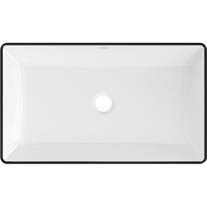 Mexen Nadia bordmonteret vask 62 x 35 cm hvid/sort 1 stk.