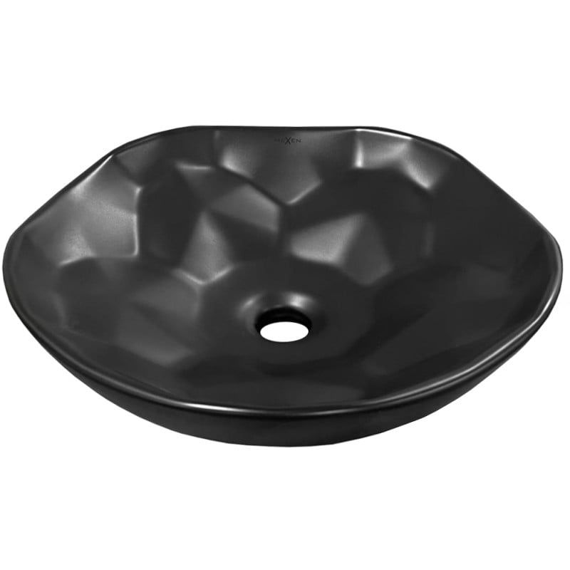 Mexen Nicea bordmonteret vask 41 x 41 cm mat sort 1 stk.