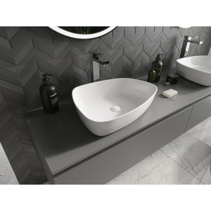 Mexen Ono bordmonteret vask i hvid 51 x 39 cm, 1 stk.