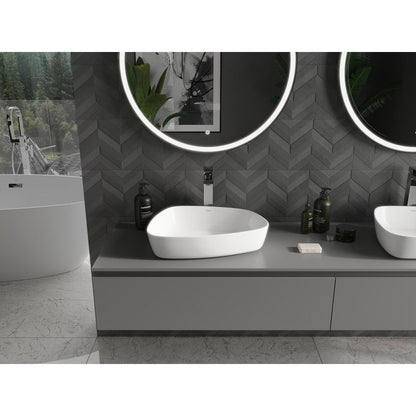Mexen Ono bordmonteret vask i hvid 51 x 39 cm, 1 stk.