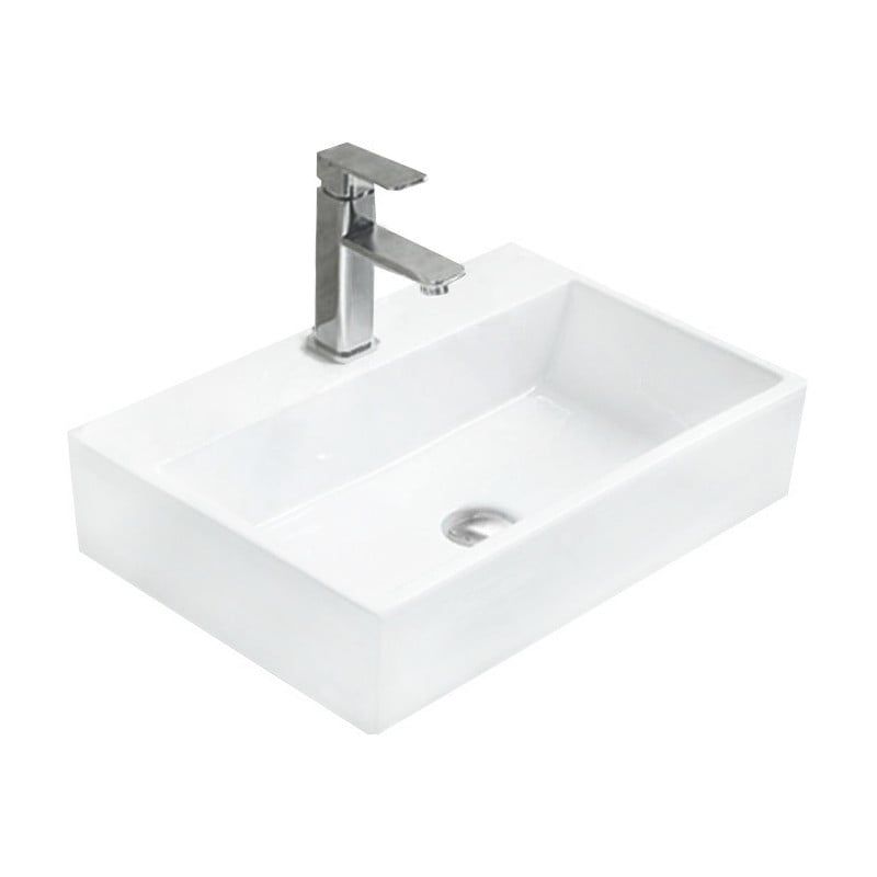 Mexen Paula bordmonteret vask 53 x 36 cm hvid 1 stk.