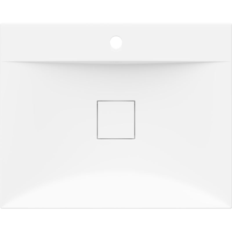 Mexen Poli bordmonteret vask i hvid 60 x 48 cm, 1 stk.