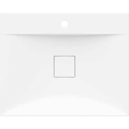 Mexen Poli bordmonteret vask i hvid 60 x 48 cm, 1 stk.