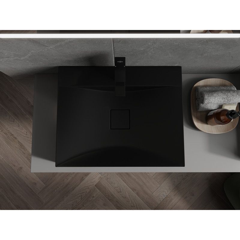 Mexen Poli bordmonteret vask sort 60 x 48 cm 1 stk.