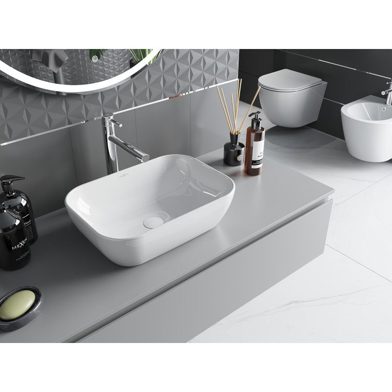 Mexen Rita bordmonteret vask 45 x 32 cm hvid 1 stk.