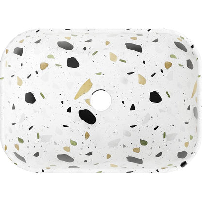 Mexen Rita bordmonteret vask 45 x 32 cm hvid terrazzosten