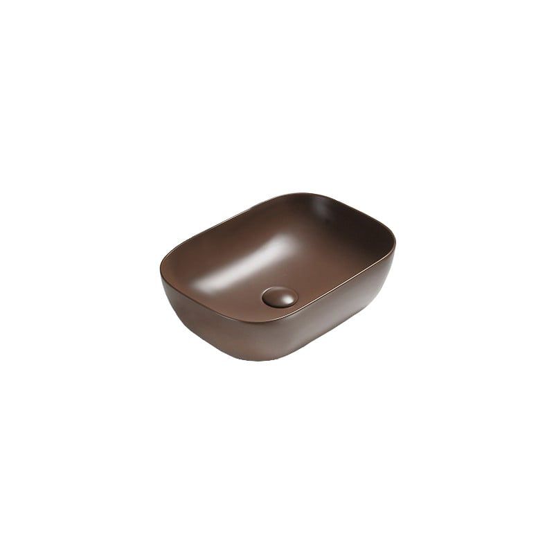 Bordmonteret vask Mexen Rita 45 x 32 cm mat brun 1 stk.
