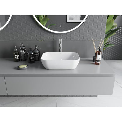 Mexen Rita bordmonteret vask i hvid 45,5 x 32,5 cm, 1 stk.