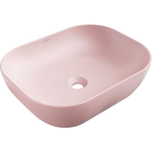 Mexen Rosa bordmonteret vask 50 x 40 cm mat-lyserød 1 stk.